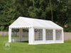Party-Zelt Festzelt 4x4 m Garten-Pavillon -Zelt PVC Plane 700 N in weiß Wasserdicht Bild 2