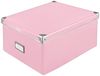 Idena Aufbewahrungsbox mit Deckel 36 x 28,2 x 17 cm pink Bild 2