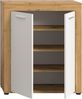 OTTO home Schuhschrank AOSTA, Höhe 95cm, 2 Türen, 3 Einlegeböden, 4 Fächer (in verschiedenen Farbausführungen erhältlich, individuell kombinierbar) Kommode, Schrank, Sideboard, Flurkommode, Anrichte, Garderobenschrank Bild 4