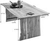 Trendiger Esszimmertisch 120 cm Akazie massiv nussbaumfarben Henry 70404166 Bild 5