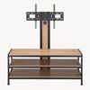 TV-Halterung mit Fernsehtisch Stockholm 120 x 40 x 108 cm Schwarz/Eicheoptik [pro. tec] Bild 5