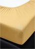 Irisette Frottier-Stretch Betttuch Orion 0009 hafer 100x200 cm 9-42 hafer Bild 4