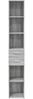 vidaXL Highboard Grau Sonoma 30x42,5x185 cm Holzwerkstoff 846241 Bild 4