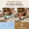 Herlag Nackenstützkissen Cooling kühlendes Kissen, Füllung: 100% Polyester, Seitenschläfer, Bauchschläfer, 30x50 cm mit Memory-Schaum und kühlendem Bezug Bild 3