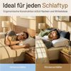Herlag Nackenstützkissen Cooling kühlendes Kissen, Füllung: 100% Polyester, Seitenschläfer, Bauchschläfer, 30x50 cm mit Memory-Schaum und kühlendem Bezug Bild 4
