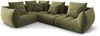 Micadoni Ecksofa Bloom 4-Sitzer Links Samt Hellgrün Bild 2