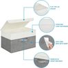 LuxusKollektion Küchenorganizer-Set Aufbewahrungsboxen mit Deckel 2er Set weiß-grau Bild 4
