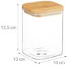Relaxdays 3er Set Vorratsgläser mit Deckel 900 ml Bild 5