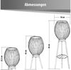 Northpoint LED Solarleuchte LED Solar Außen Stehlampe Tischlampe warmweißes Licht Bild 2