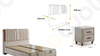 Bambi Boxspringbett Funktionsbett mit Matratze Kapok Naturel Boxspringbett 140x200 Bild 4