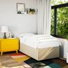 vidaXL Boxspringbett mit Matratze Creme 90x190 cm Stoff 3285100 Bild 3