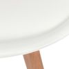 Esszimmerstühle 2 Stk. Weiß Kunstleder [244783] Bild 5