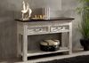 Konsolentisch Mango / Akazie 115x40x76 weiß gewachst CASTLE-ANTIK #269 Bild 5