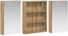 vidaXL Badezimmerschrank-Set 3 pcs 100 x 10,5 x 50 cm Holzwerkstoff 3403687 Bild 5