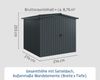Hörmann Ecostar Metall-Gerätehaus "Euroline Trend" mit Satteldach ESD 5, anthrazitgrau, 214 x 214 cm,2-flüglige Tür Bild 3