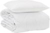 vidaXL Sommerdecke mit Kissen 2 pcs Weiß Mikrofaser 3376399 Bild 2