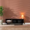 Bronx71 TV-Schrank Ray schwarz / Eiche dunkel 150 cm Bild 2