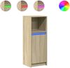 vidaXL LED-Sideboard Sonoma-Eiche 38x34x100 cm Holzwerkstoff 852168 Bild 2