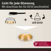 Paulmann No. 93396 Einbauleuchte Cole GU10 max. 10W Weiß Gold matt Bild 3