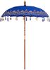 Balinesischer Sonnenschirm, Gartenschirm Blau 185 x 185 x 260 cm Bild 2