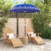 Balinesischer Sonnenschirm, Gartenschirm Blau 185 x 185 x 260 cm Bild 3
