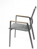 2er Set Bellavista Newport Garten Stapelstühle, Aluminium Bild 4