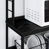 vidaXL Küchenregal Schwarz Eichen-Optik 100 x 40 x 168 cm 883892 Bild 5