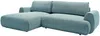 Vente-unique - MONELIA Sofa Stoff Blau - B 167 cm x H 81 cm x L 270 cm Bild 3