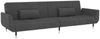 Schlafsofa 2-Sitzer mit 2 Kissen Dunkelgrau Samt [337583] Bild 2