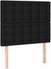 vidaXL Boxspringbett mit Matratze Schwarz 90x200 cm Stoff 3136887 Bild 5