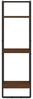 vidaXL Wandregal 3 Fächer Braun Eichen-Optik 30x25x100cm Holzwerkstoff 836307 Bild 4