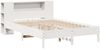vidaXL Massivholzbett mit Regal ohne Matratze Weiß 120x200 cm Kiefer 3322835 Bild 3