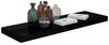 vidaXL Schweberegale 4 Stk. Hochglanz-Schwarz 80x23,5x3,8 cm MDF 323774 Bild 2