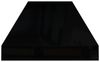 vidaXL Schweberegale 4 Stk. Hochglanz-Schwarz 80x23,5x3,8 cm MDF 323774 Bild 5