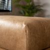 Bronx71 Leder Hocker Denver rechteckig beige Bild 4