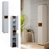 Badschrank Didi Weiß/Artisan 30 x 192 cm mit 2 Türen Vicco Bild 2