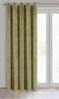 Eurofirany 'VILLA' Vorhang, Samtvorhänge, Velours Blickdicht, Olivgrün, 10 ÖSEN, H250 x B140 cm (1er Pack) Bild 3