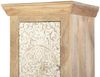Badhochschrank 45x190cm 'Tibet' Mango natur & weiß antik Bild 4