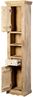 Badhochschrank 45x190cm 'Tibet' Mango natur & weiß antik Bild 2