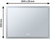 Paulmann No. 93013 HomeSpa LED Leuchtspiegel Mirra eckig IP44 22W WhiteSwitch Bild 2