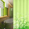 LikeKa Duschvorhang Badevorhang grün Wasserdicht Textil Stoff Waschbar Anti-schimmel Breite 120 cm Bild 2