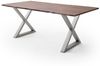Baumkantentisch >Calabria< in Akazie walnussfarbig - 160x76,5x90 (BxHxT) Bild 2
