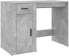 vidaXL Schreibtisch mit Stauraum Betongrau Holzwerkstoff 3185435 Bild 5