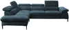 Ecksofa mit Schlaffunktion SEPINA von PASCAL MORABITO - Stoff - Blaugrün - Ecke links Bild 4