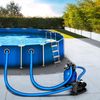 tillvex Poolschlauch Made in Germany | Schwimmbadschlauch mit Muffen | Solarschlauch für Pool und Schwimmbecken | Saugschlauch | Pumpenschlauch | flexibler Wasserschlauch (Blau, 50m / 32mm) Bild 5