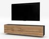 AX LIVING Lowboard Zivolli 160 Lamellenfront TV-Hängeschrank Schwarz/Wotan Lamellen Bild 3