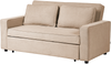 Schlafsofa 2-Sitzer UTTELA Stoff Hellbraun Bild 4