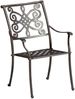 Inko Stapelstuhl Nexus Alu-Guss 62x62x94 cm Gartenstuhl 2 Farben zur Wahl Bronze Bild 2