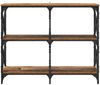 Konsolentisch, Beistelltisch, Konsole Altholz 100 x 28 x 80,5 cm Holzwerkstoff Bild 5