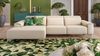 Sofanella Eckcouch BELLA Leder Wohnlandschaft Sofa in Schwarz M: 284 x 163 Breite x 100 Tiefe Bild 4
